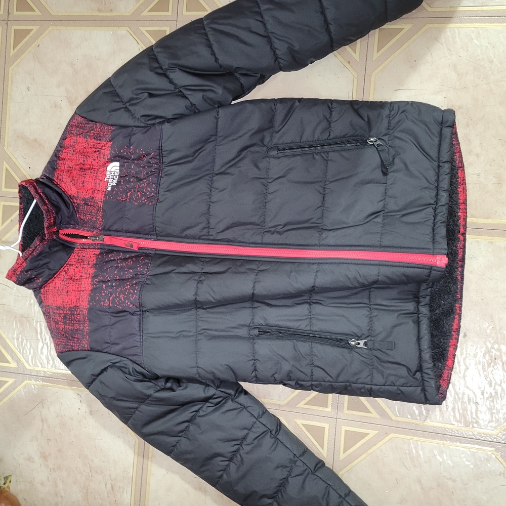 Black and Red Puffer Jacket